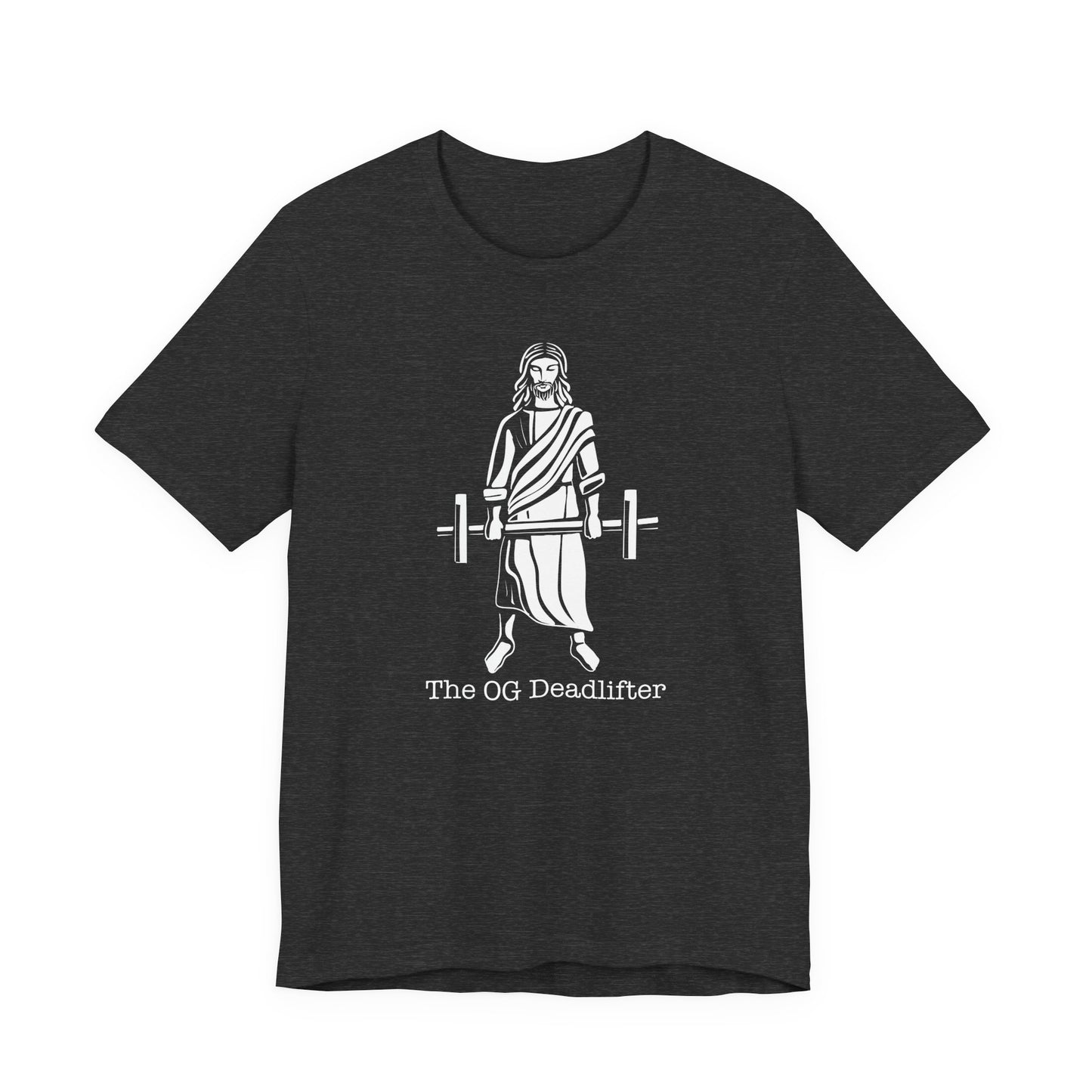 Jesus the Original Deadlifter Short Sleeve Tee