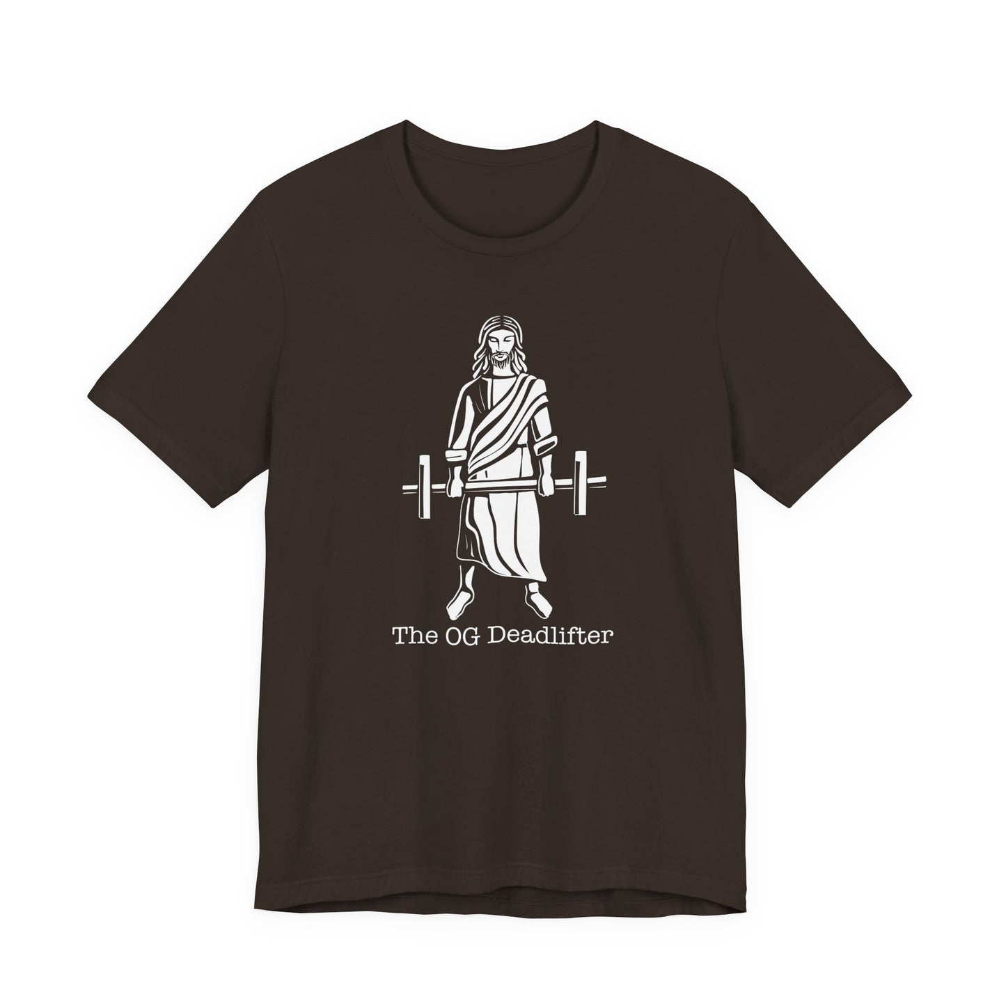 Jesus the Original Deadlifter Short Sleeve Tee