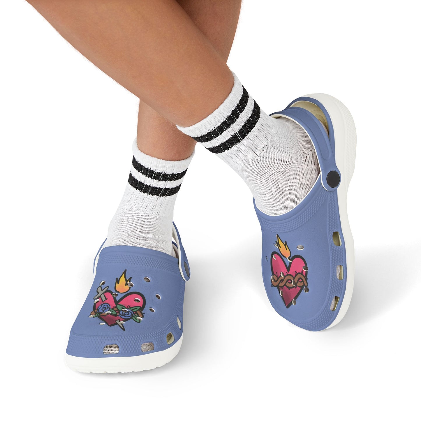 Sacred Heart and Immaculate Heart Kid's Foam Clogs