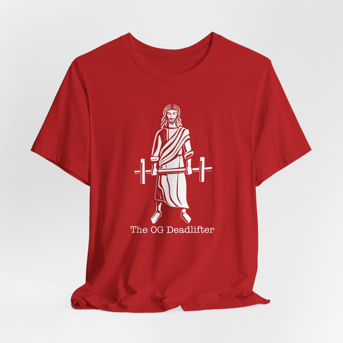 Jesus the Original Deadlifter Short Sleeve Tee
