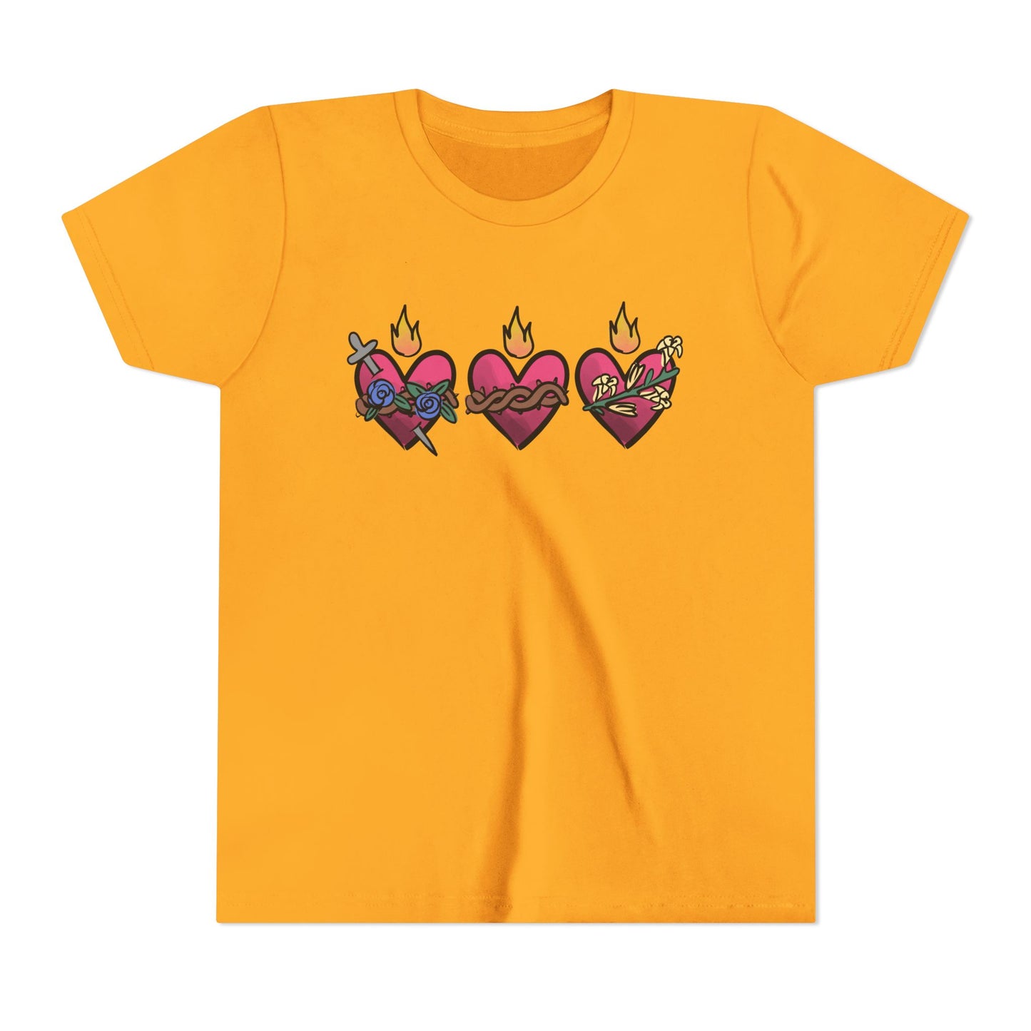 Holy Family Hearts Youth Tee