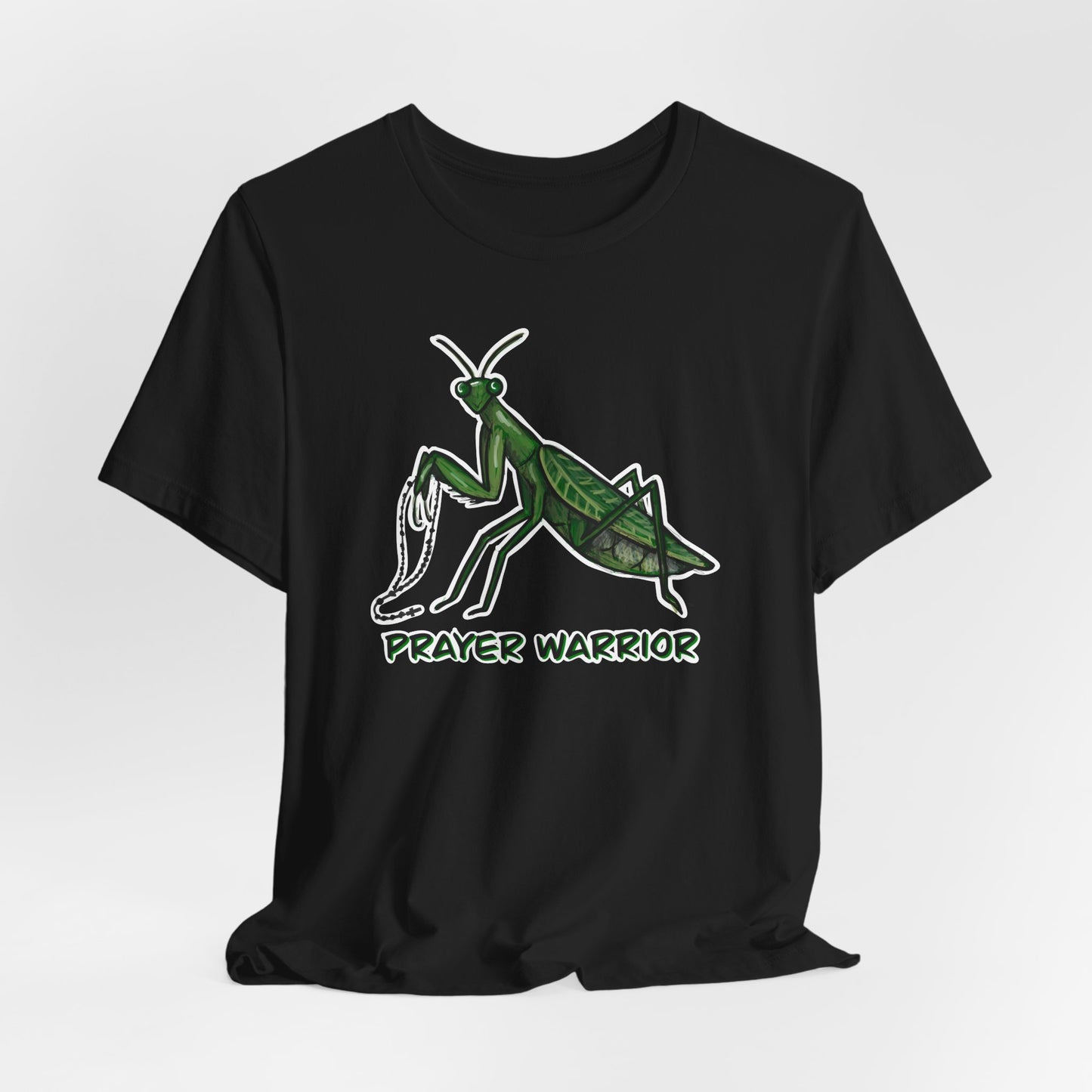Praying Mantis Prayer Warrior Adult Tee