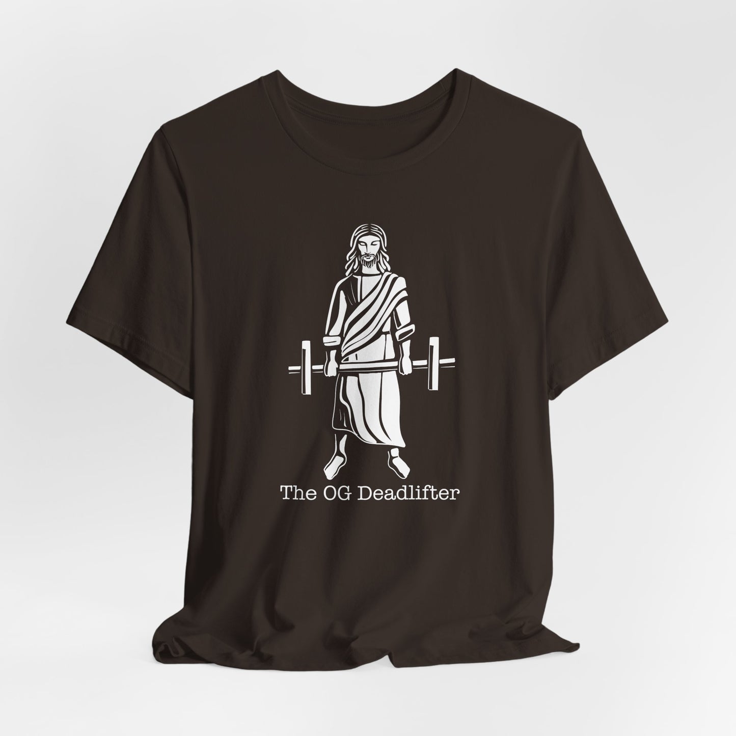Jesus the Original Deadlifter Short Sleeve Tee