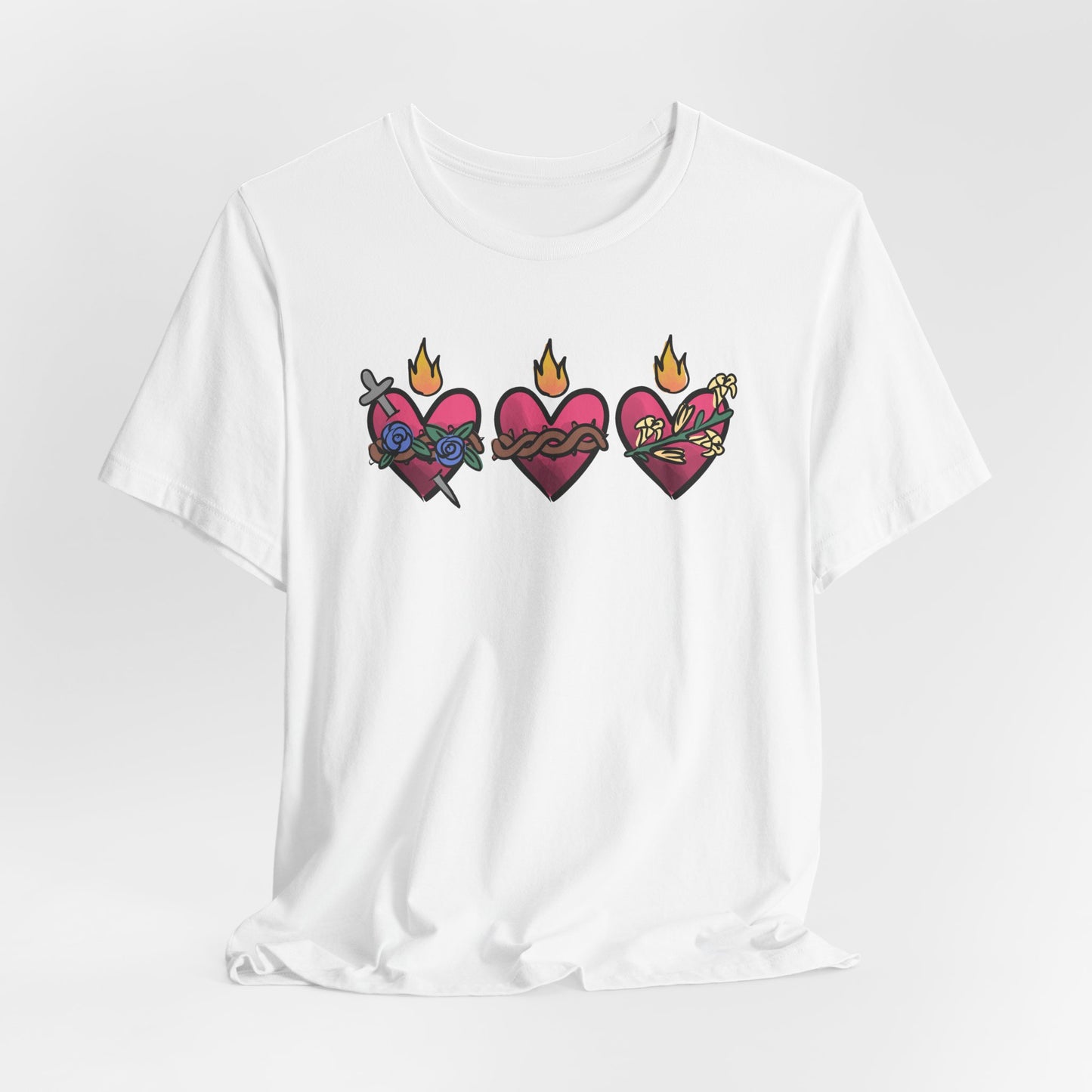 Holy Family Hearts Jersey Tee