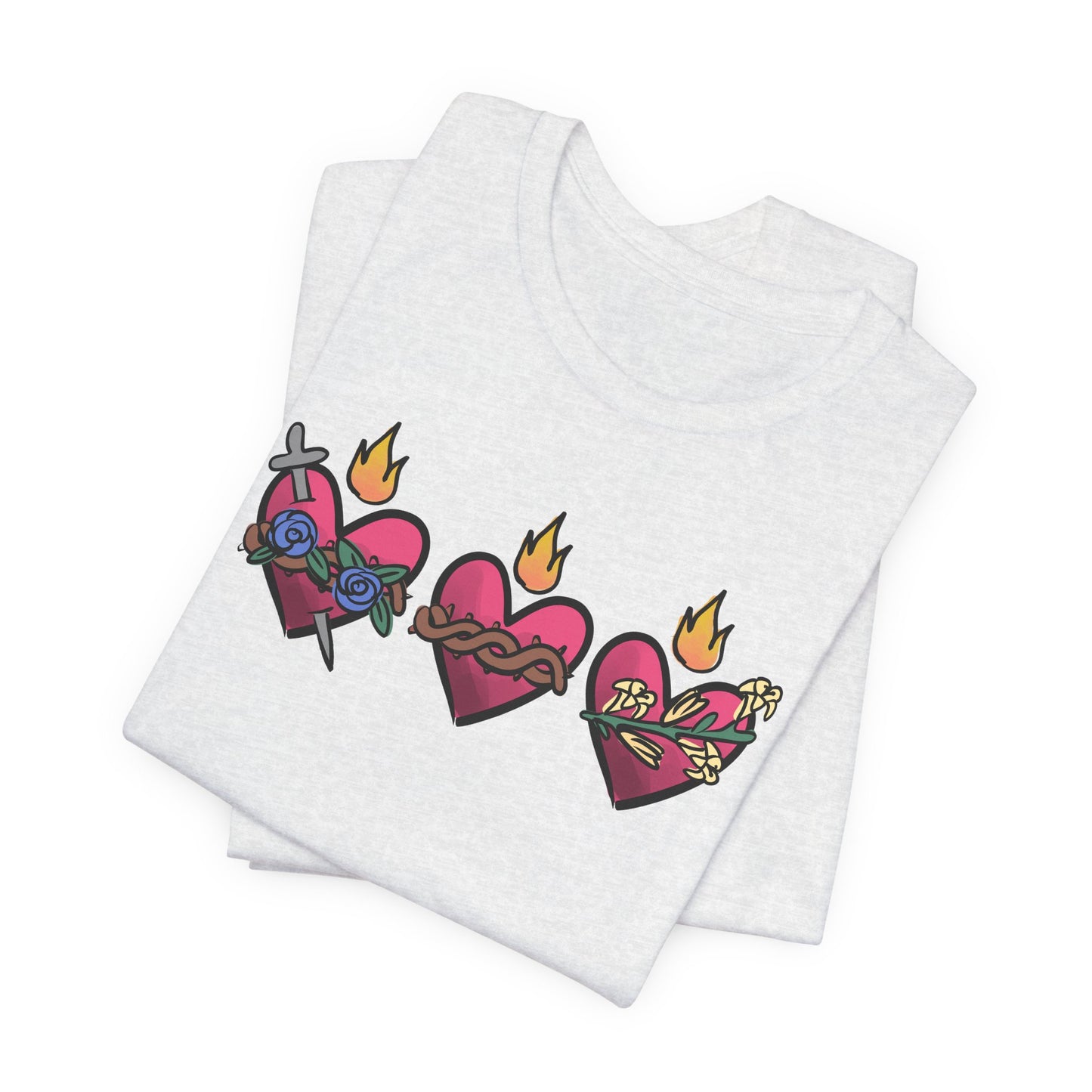 Holy Family Hearts Jersey Tee