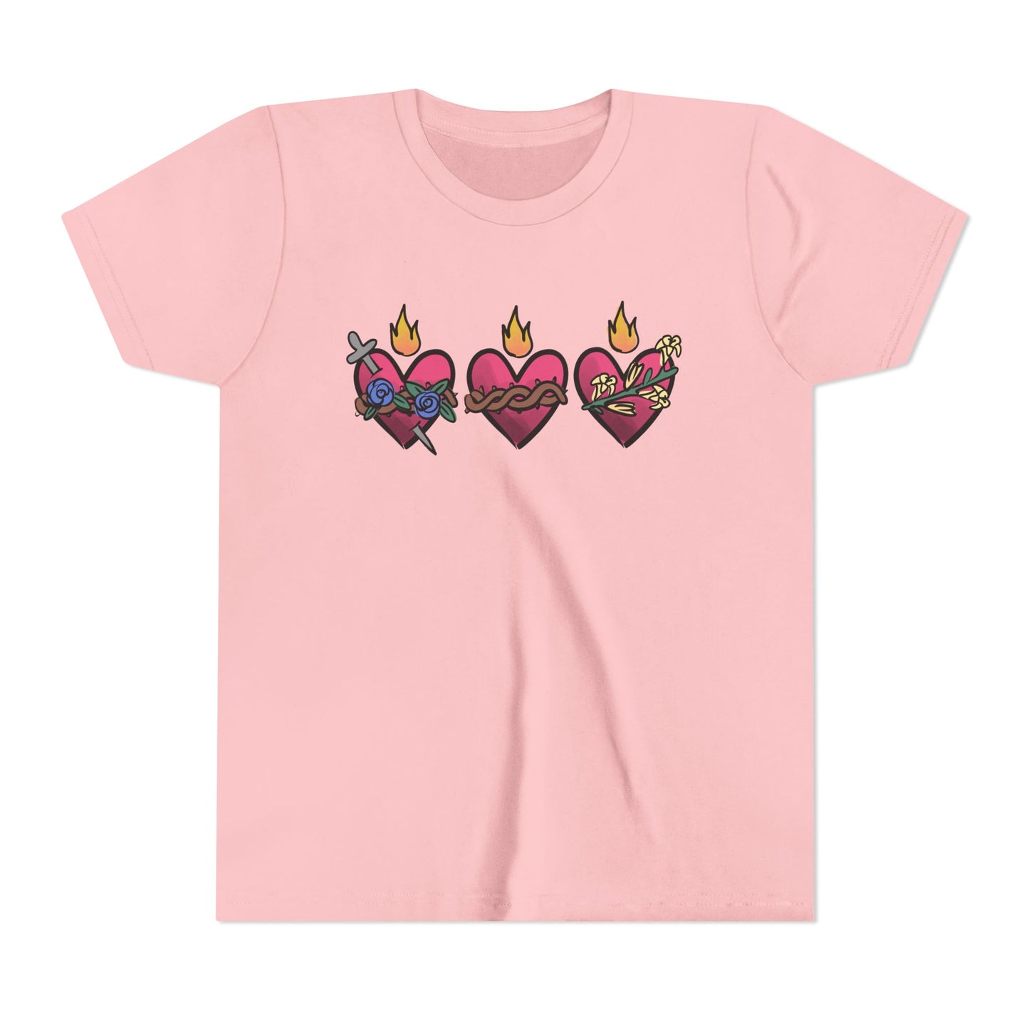 Holy Family Hearts Youth Tee