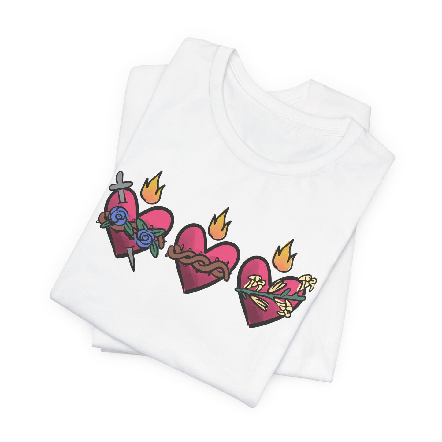Holy Family Hearts Jersey Tee