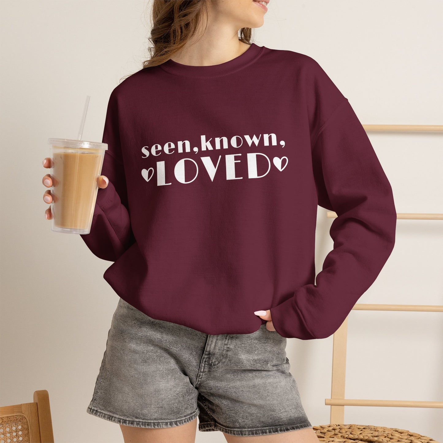 Seen, Known, Loved Crewneck Sweatshirt