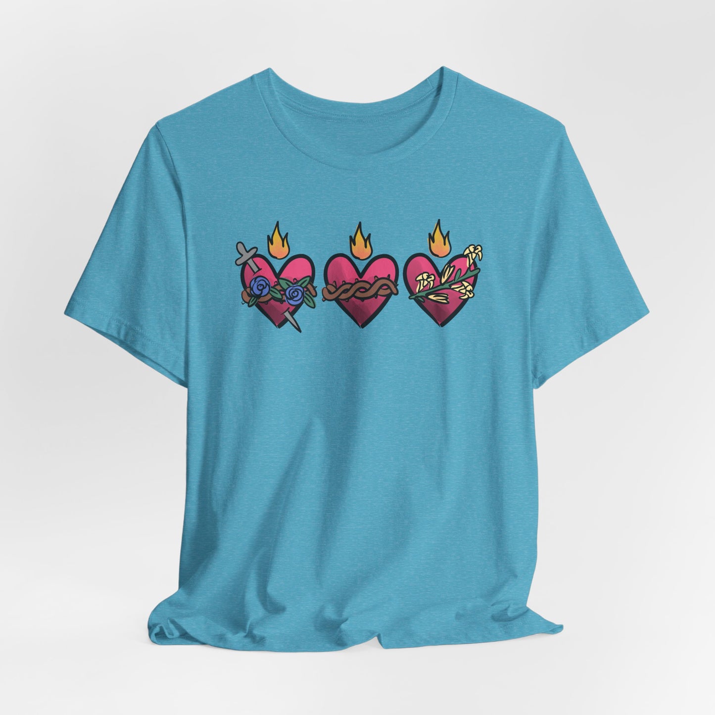Holy Family Hearts Jersey Tee