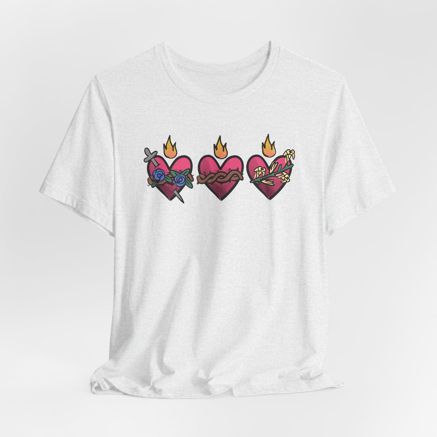 Holy Family Hearts Jersey Tee