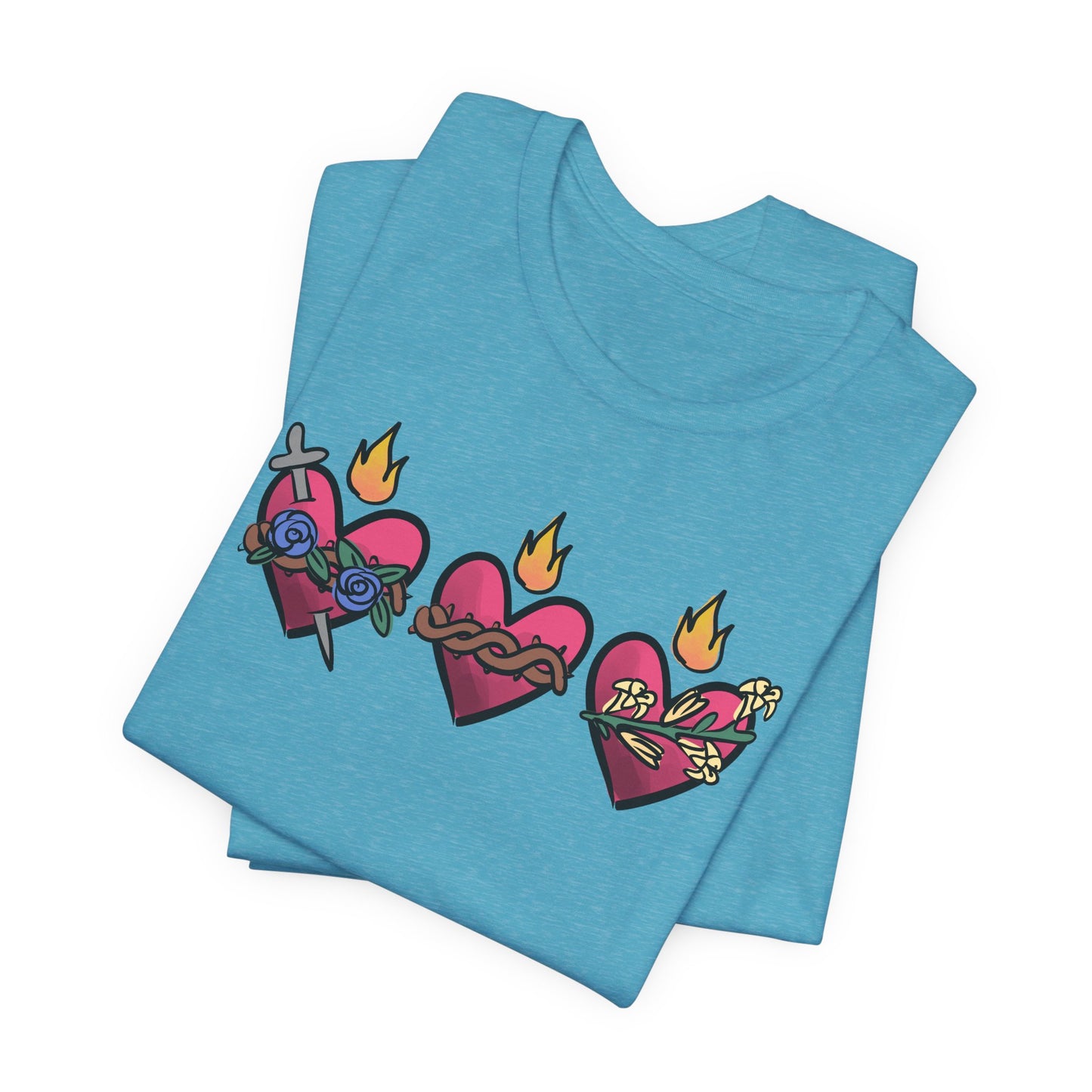 Holy Family Hearts Jersey Tee