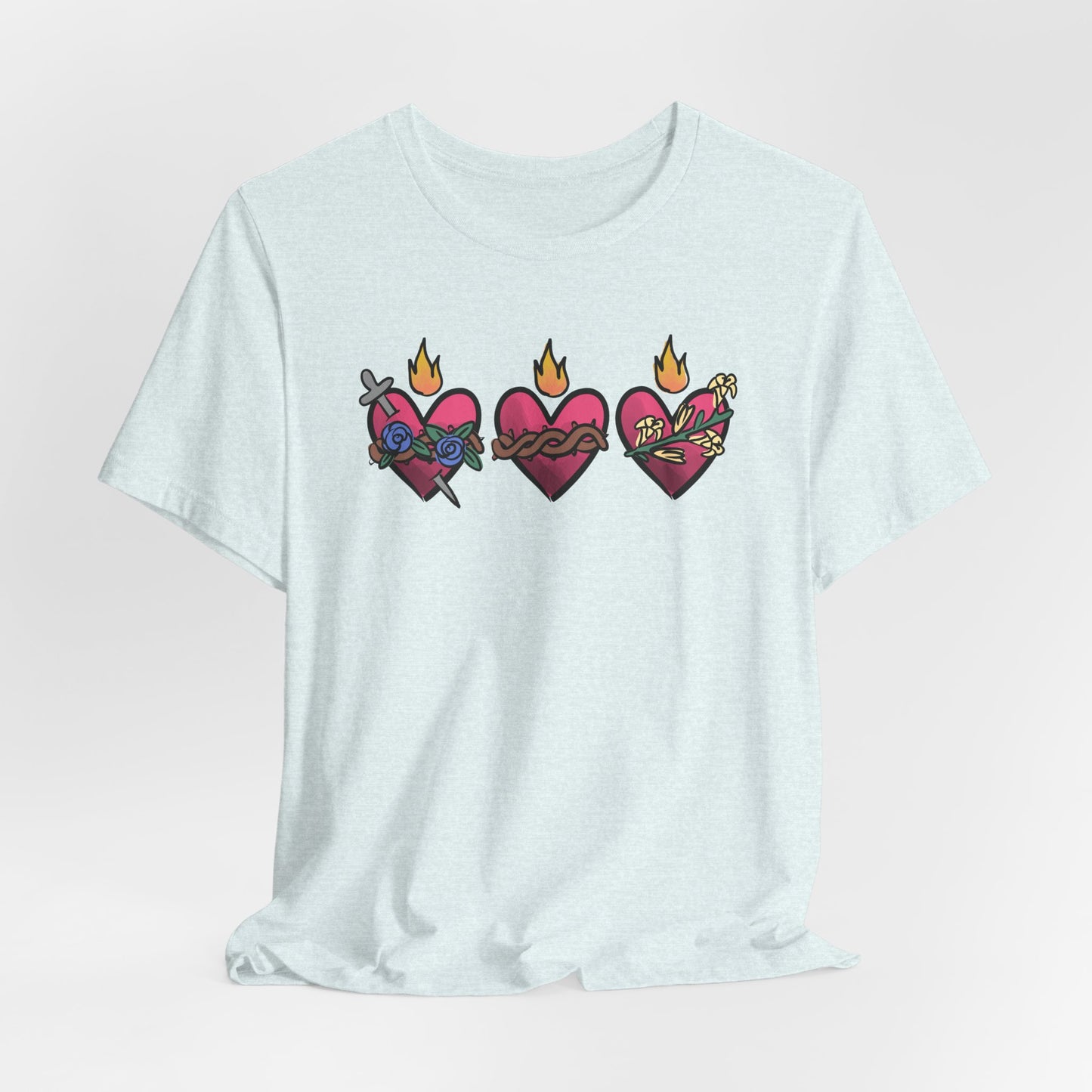 Holy Family Hearts Jersey Tee