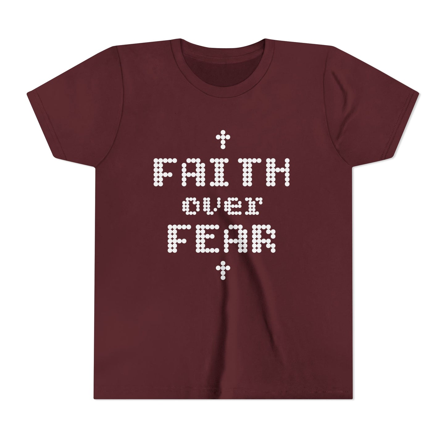 Faith Over Fear Youth Short Sleeve Tee