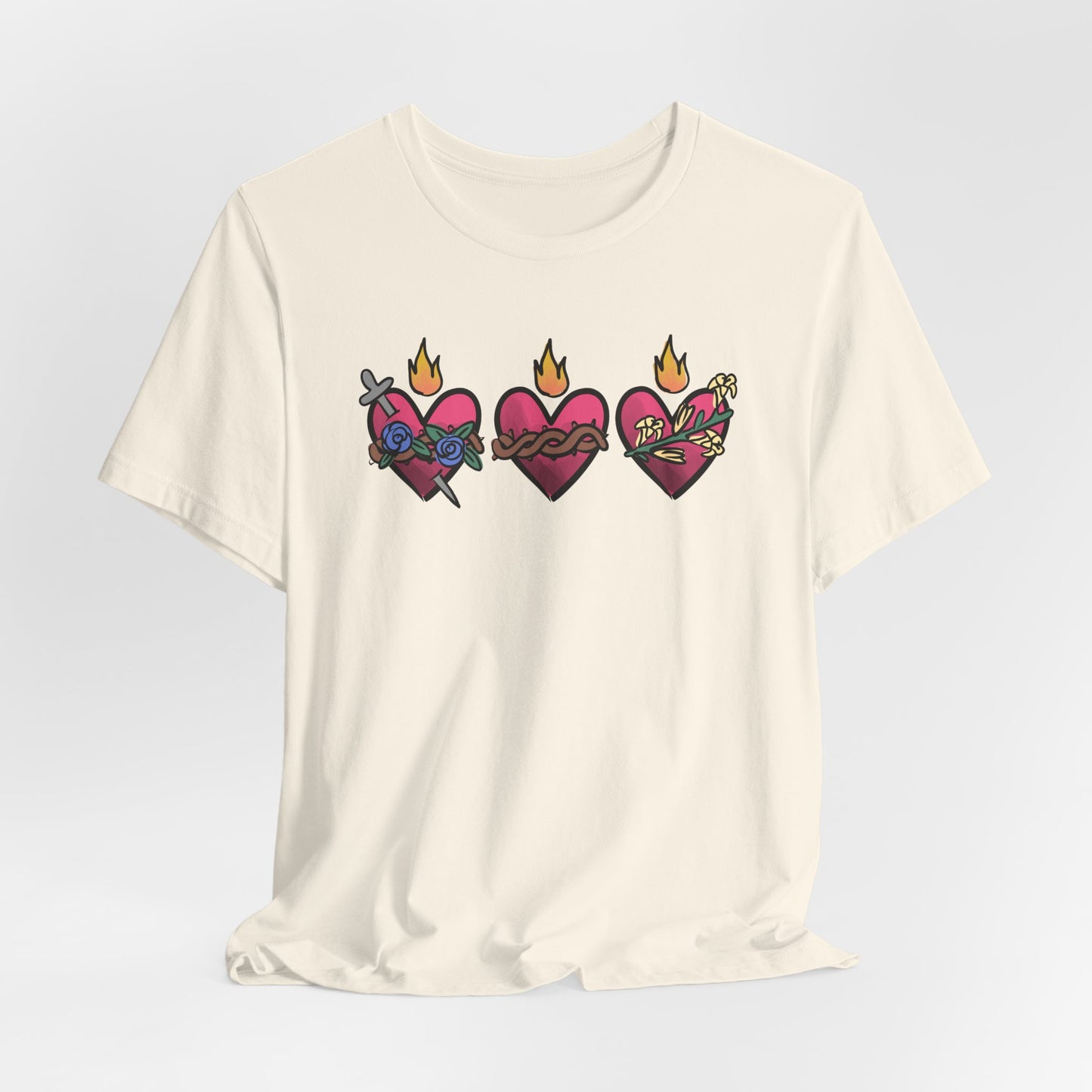 Holy Family Hearts Jersey Tee