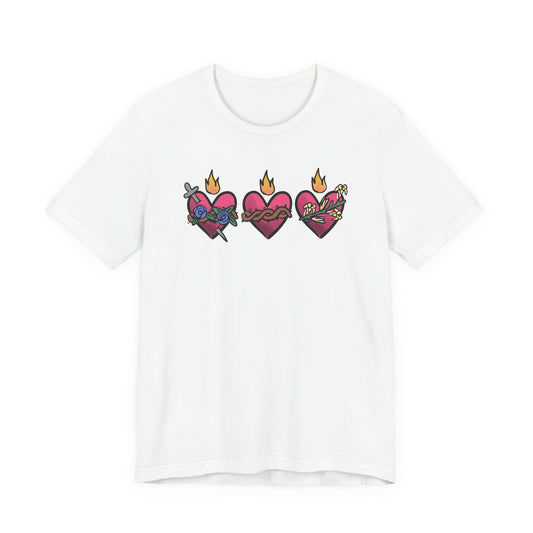 Holy Family Hearts Tee