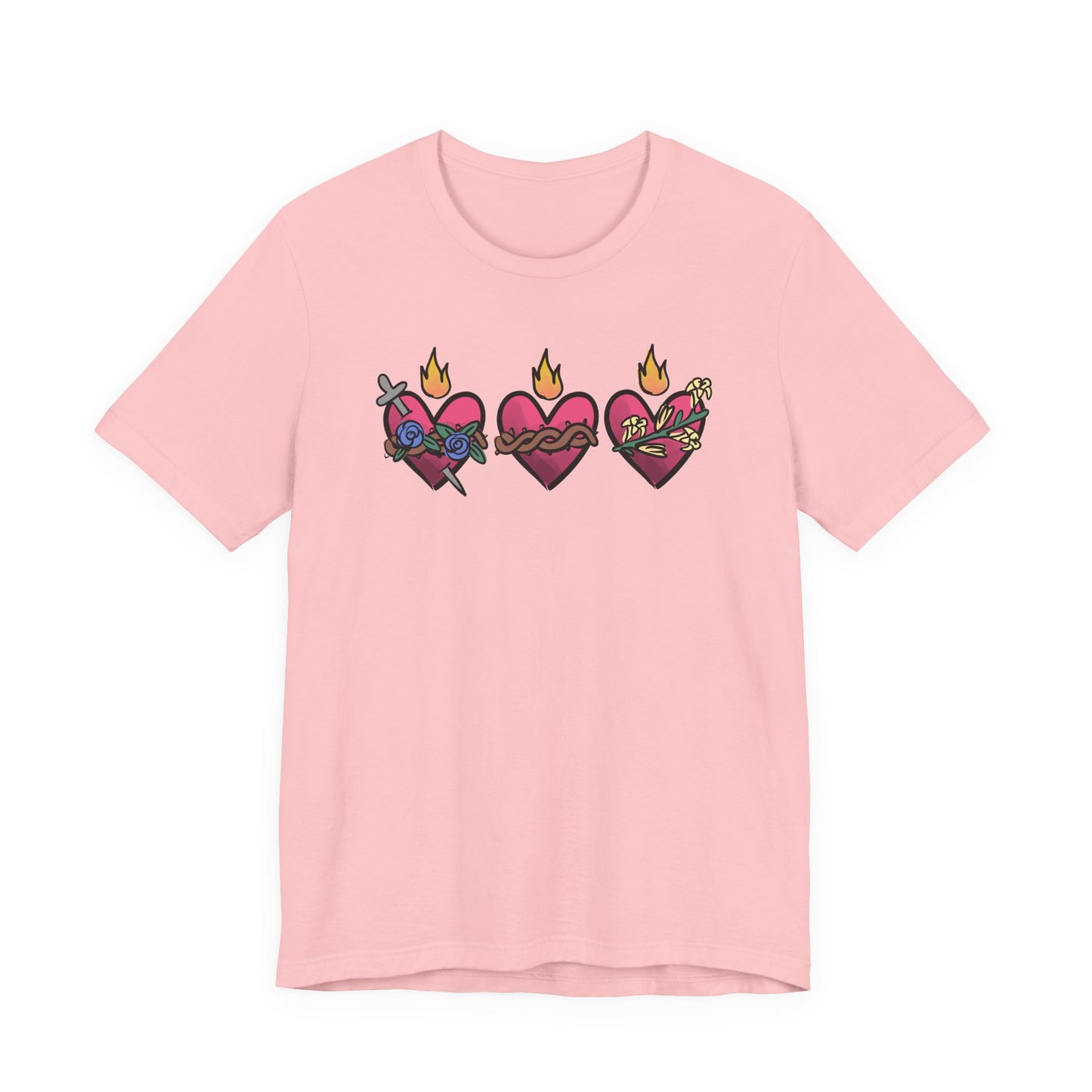 Holy Family Hearts Jersey Tee