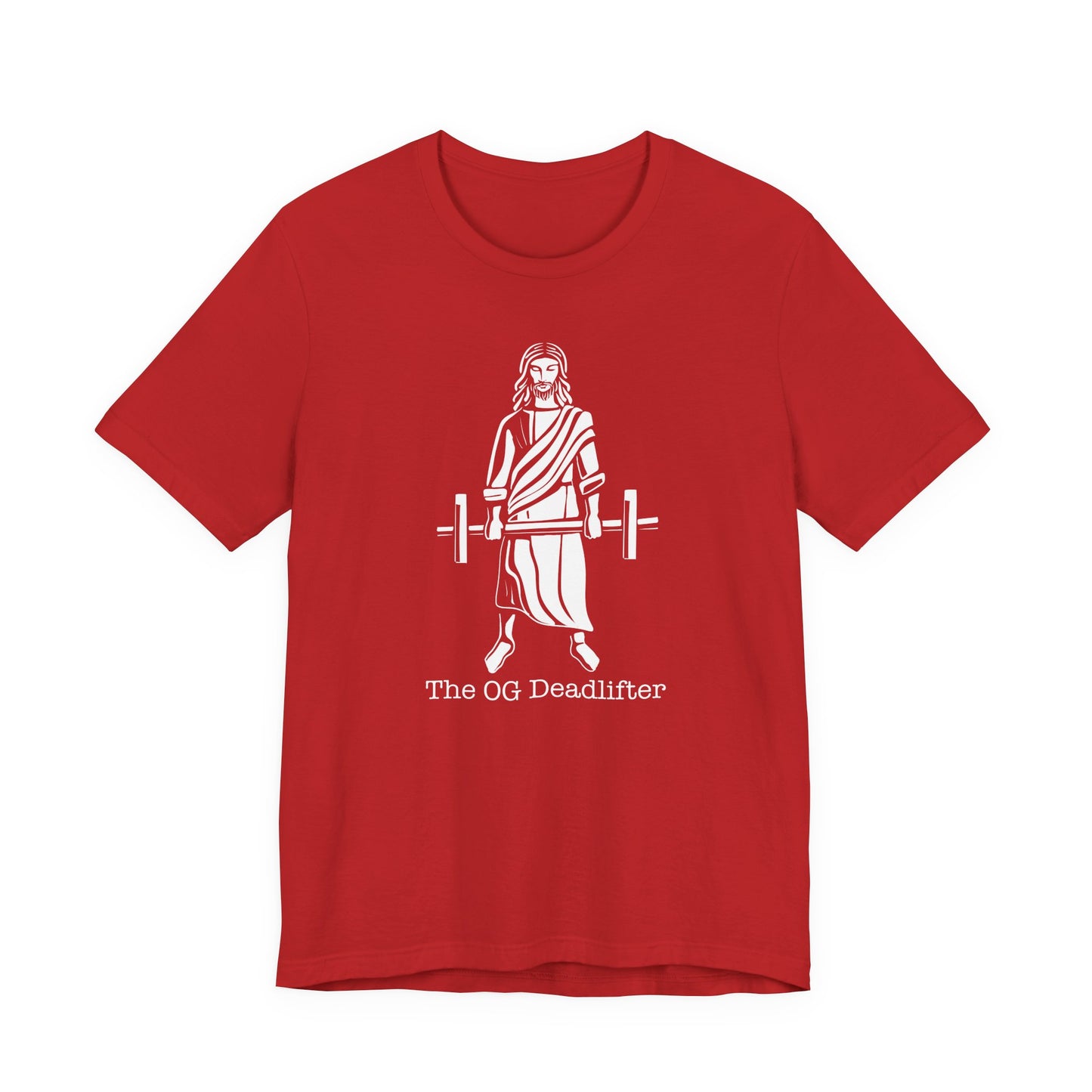 Jesus the Original Deadlifter Short Sleeve Tee