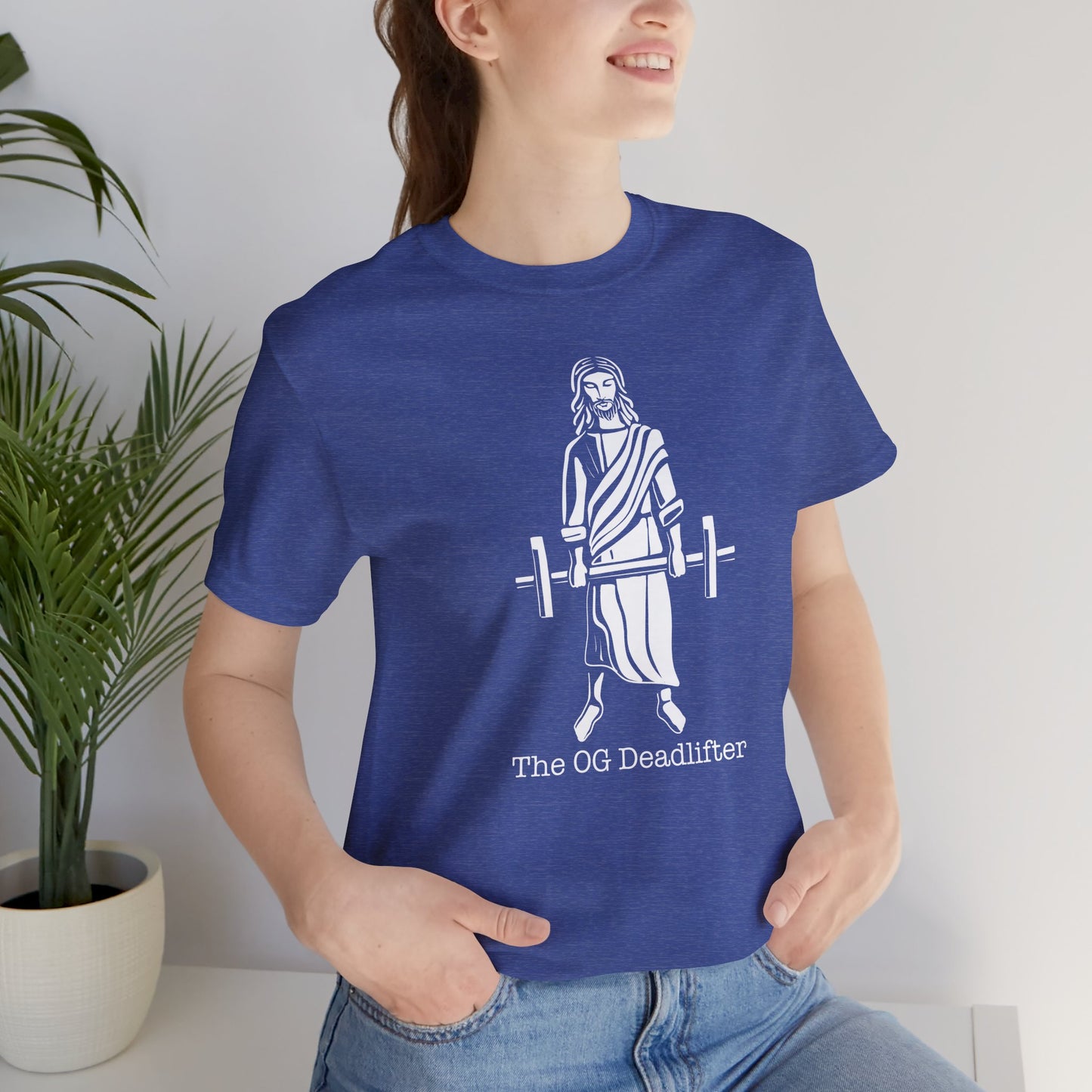 Jesus the Original Deadlifter Short Sleeve Tee