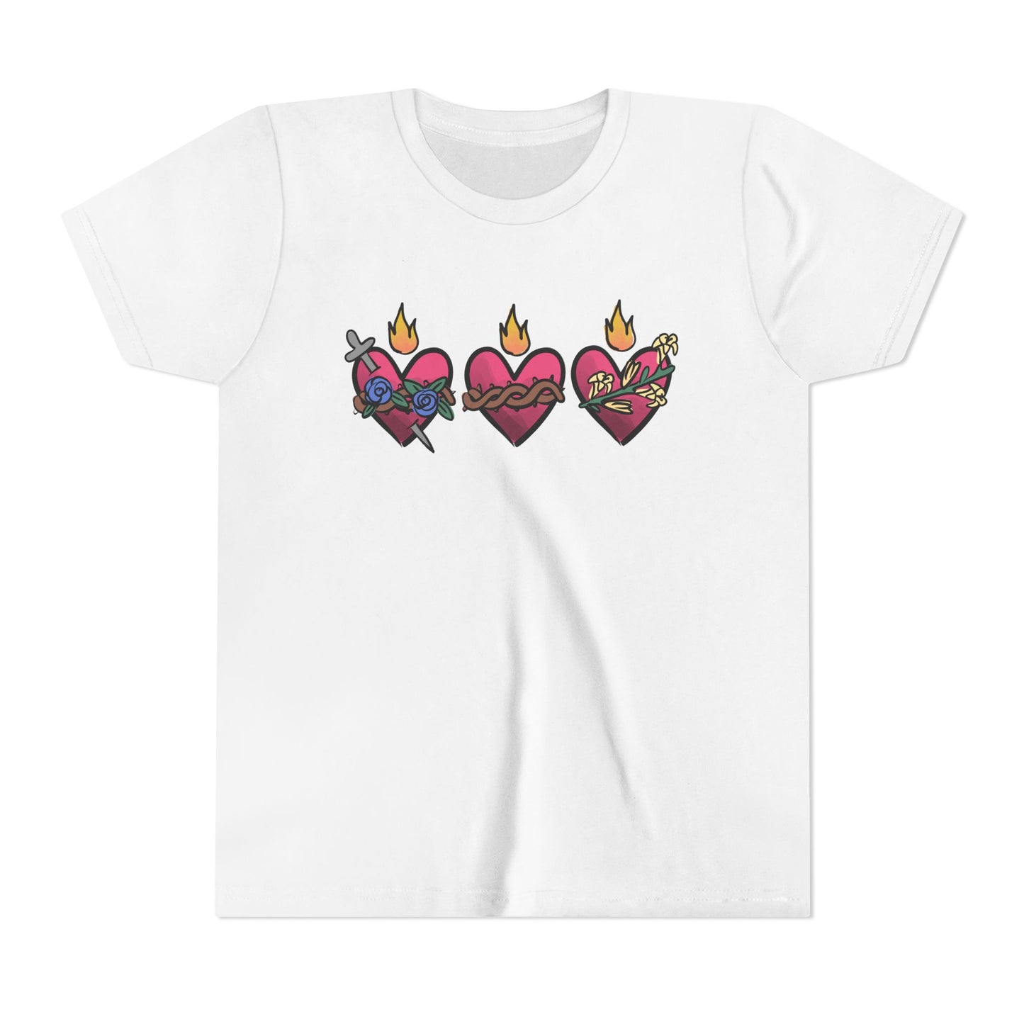 Holy Family Hearts Youth Tee