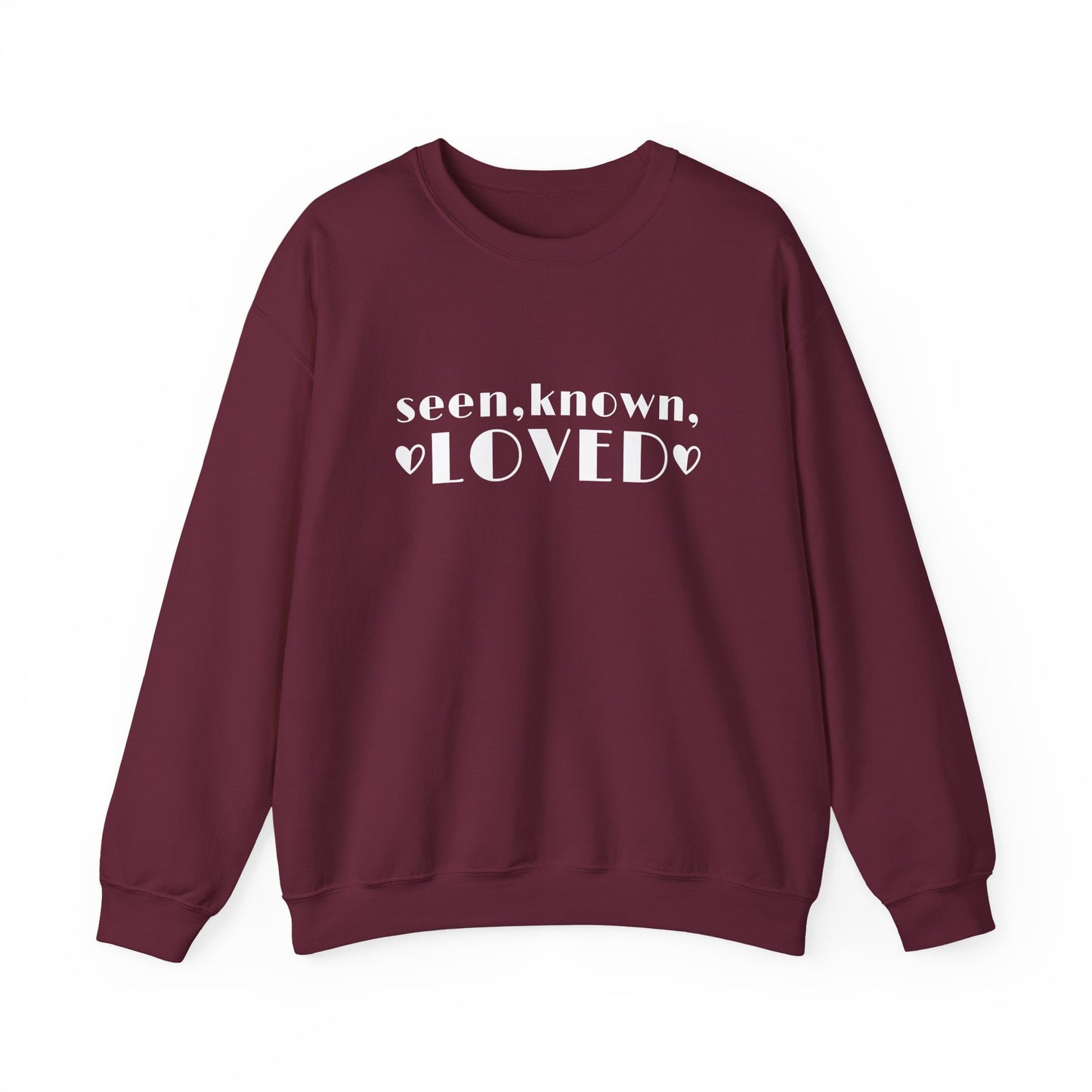Seen, Known, Loved Crewneck Sweatshirt