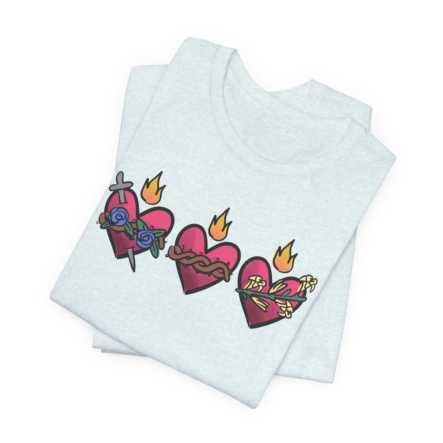 Holy Family Hearts Jersey Tee