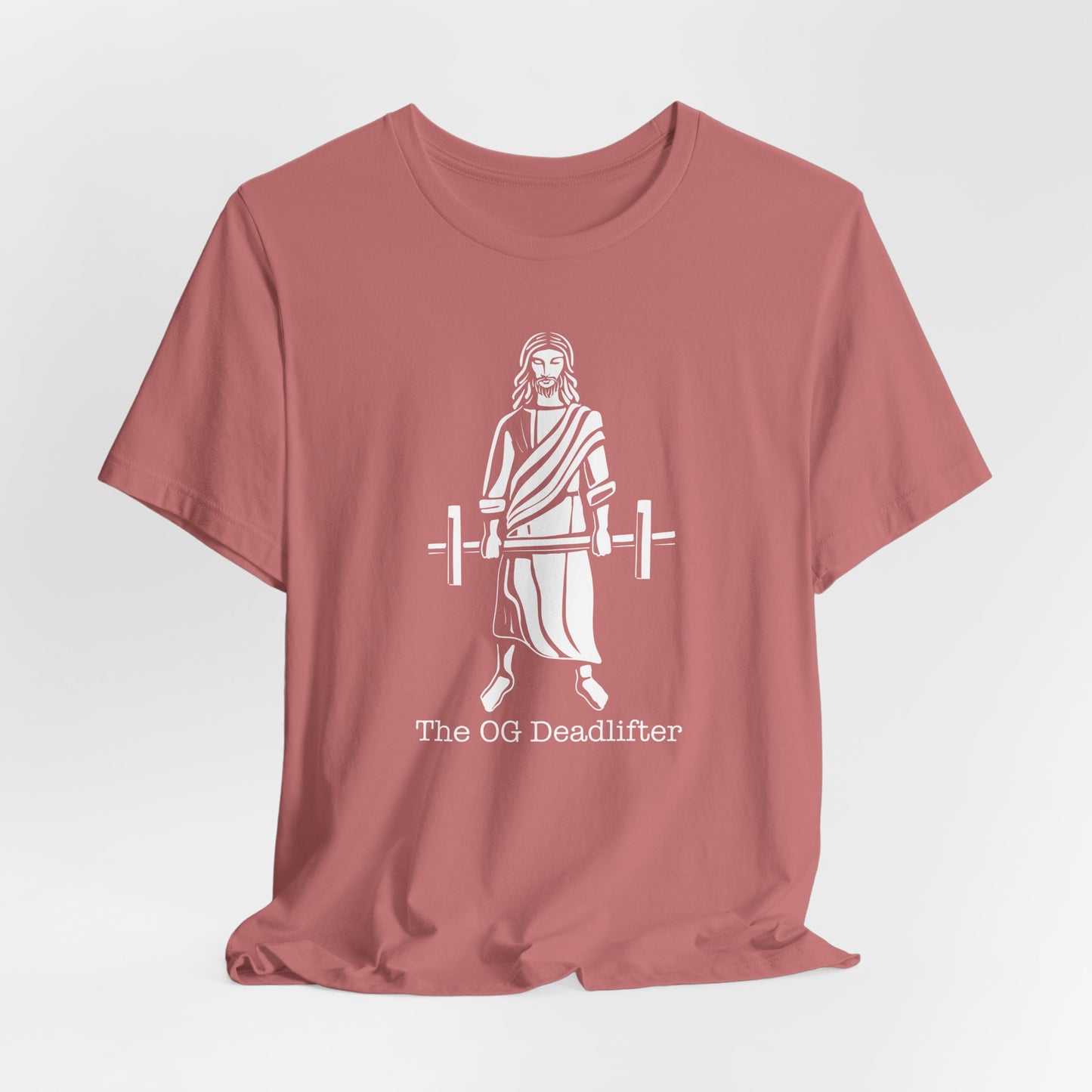 Jesus the Original Deadlifter Short Sleeve Tee