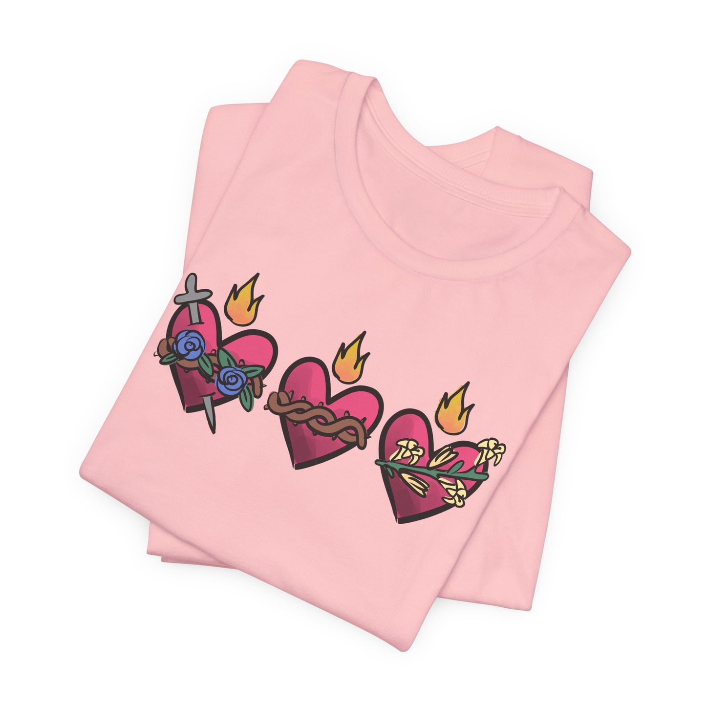 Holy Family Hearts Jersey Tee