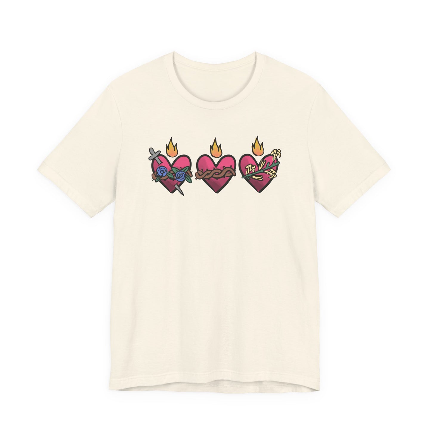 Holy Family Hearts Jersey Tee