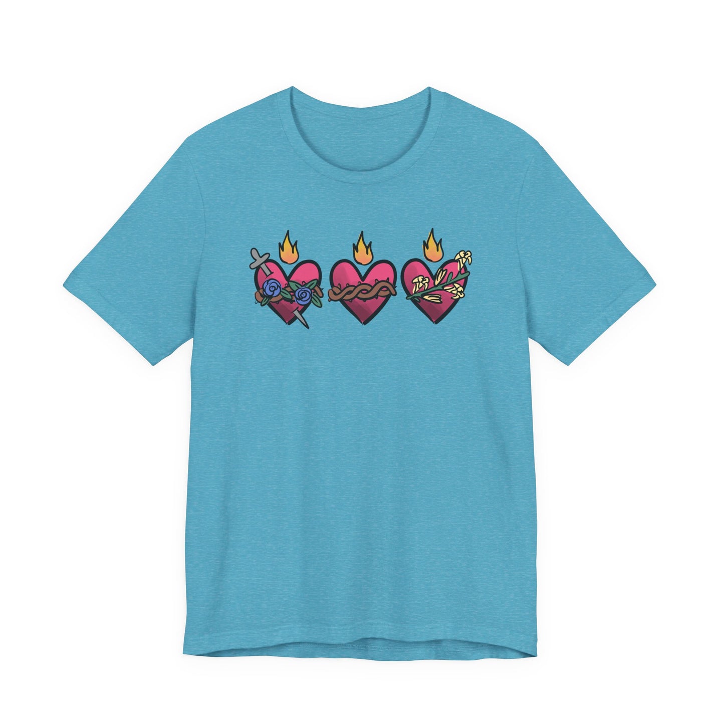 Holy Family Hearts Jersey Tee