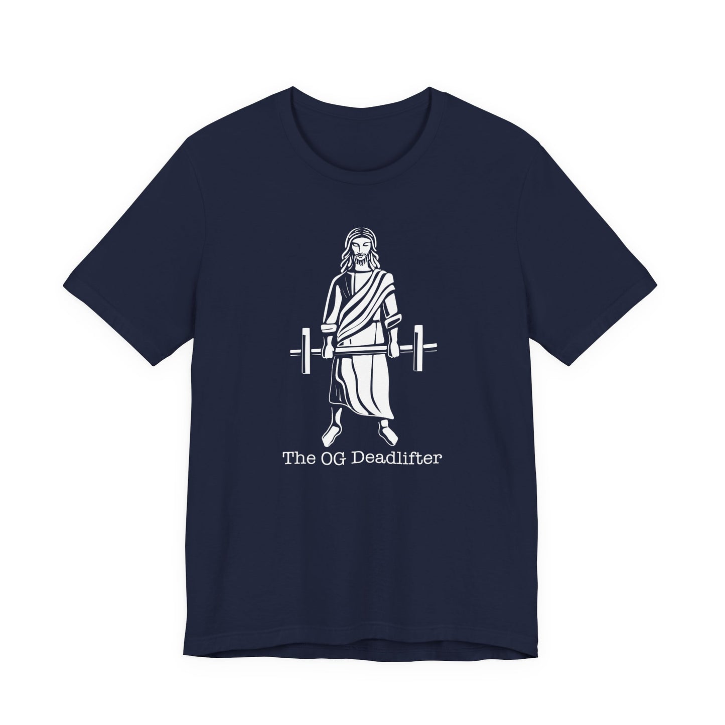 Jesus the Original Deadlifter Short Sleeve Tee