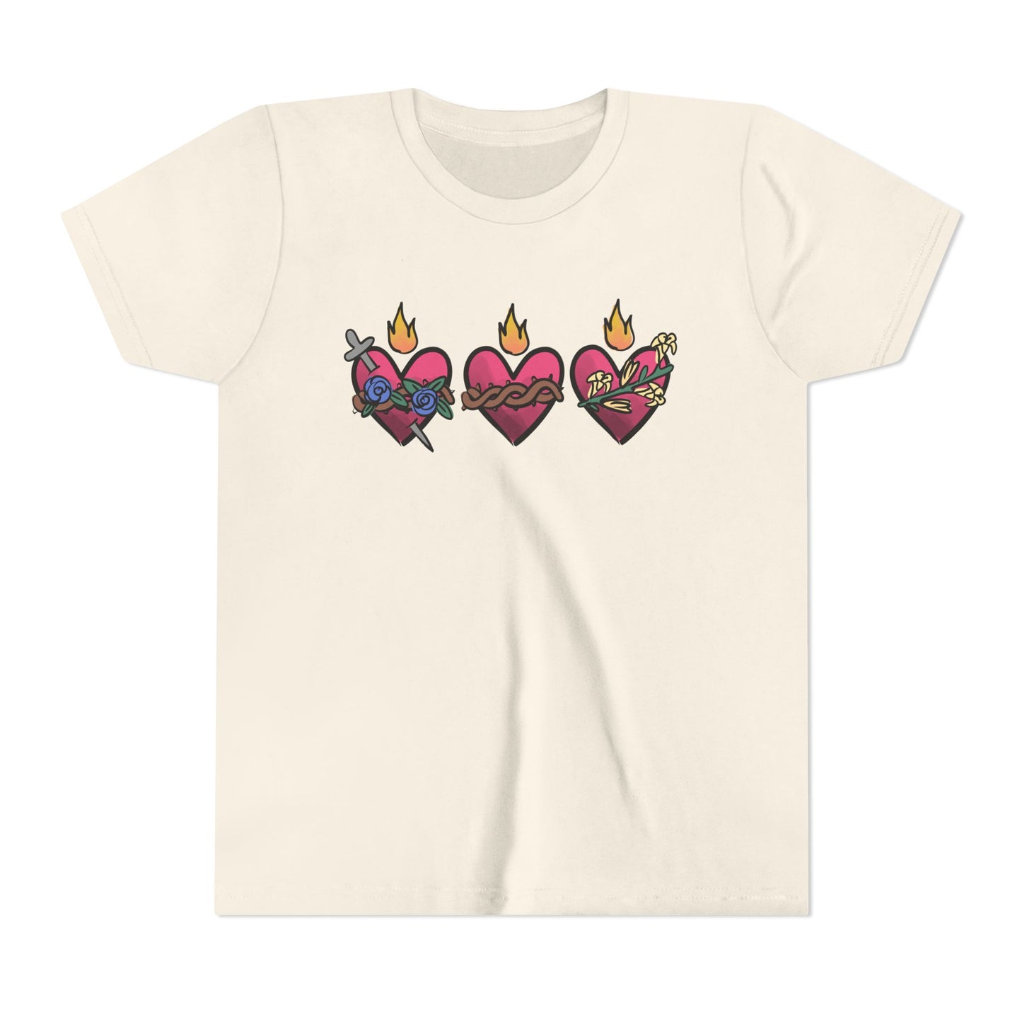 Holy Family Hearts Youth Tee