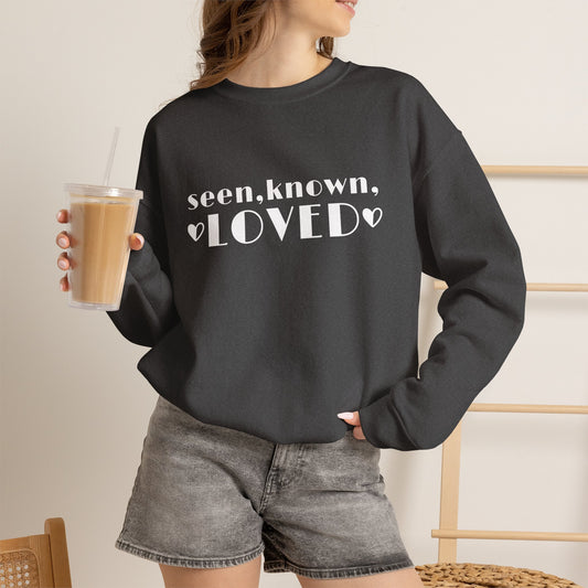 Seen, Known, Loved Crewneck Sweatshirt