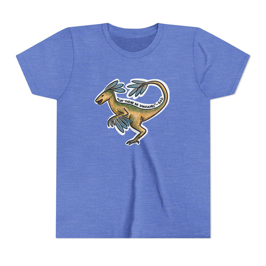 God Made Dinosaurs Youth Short Sleeve Tee