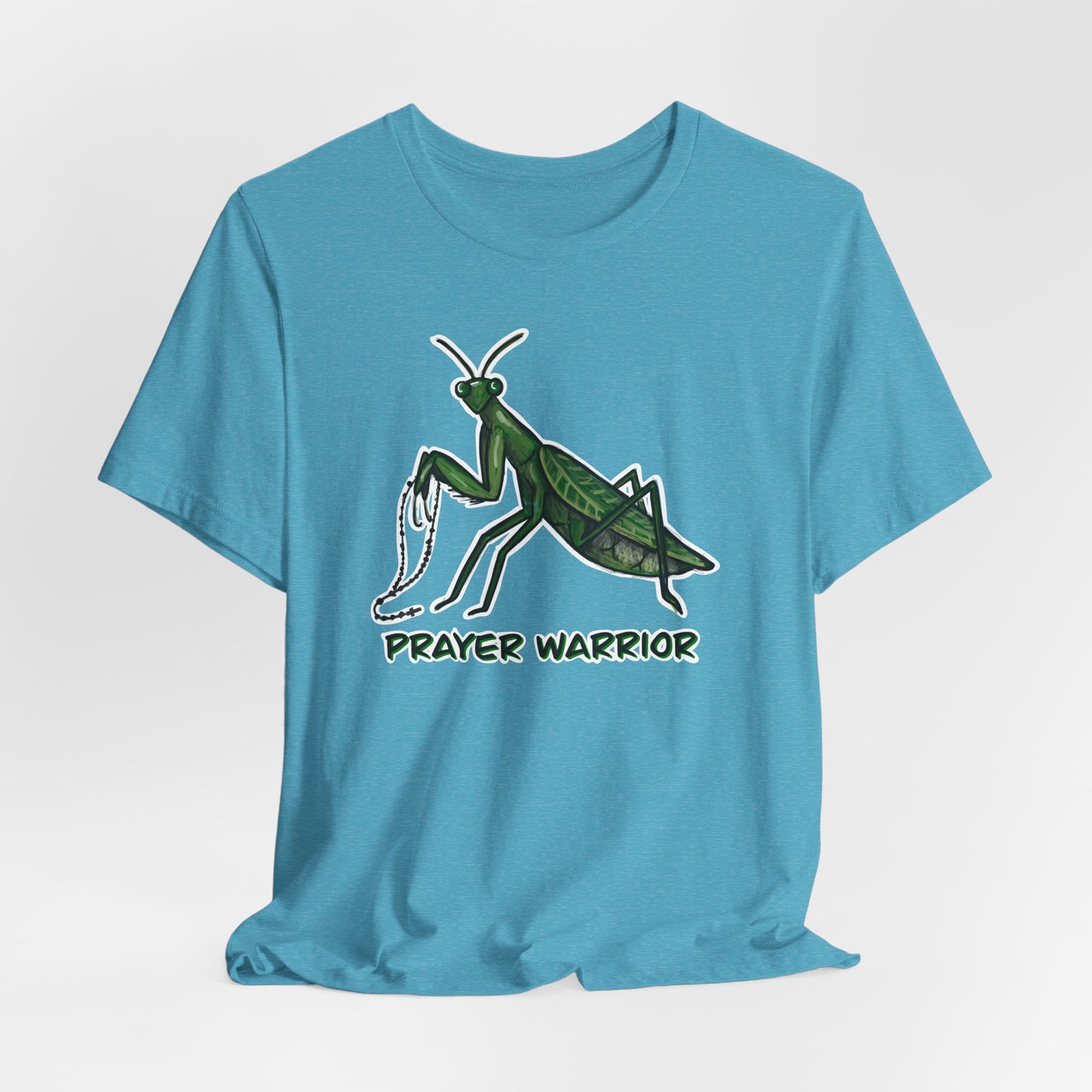 Praying Mantis Prayer Warrior Adult Tee