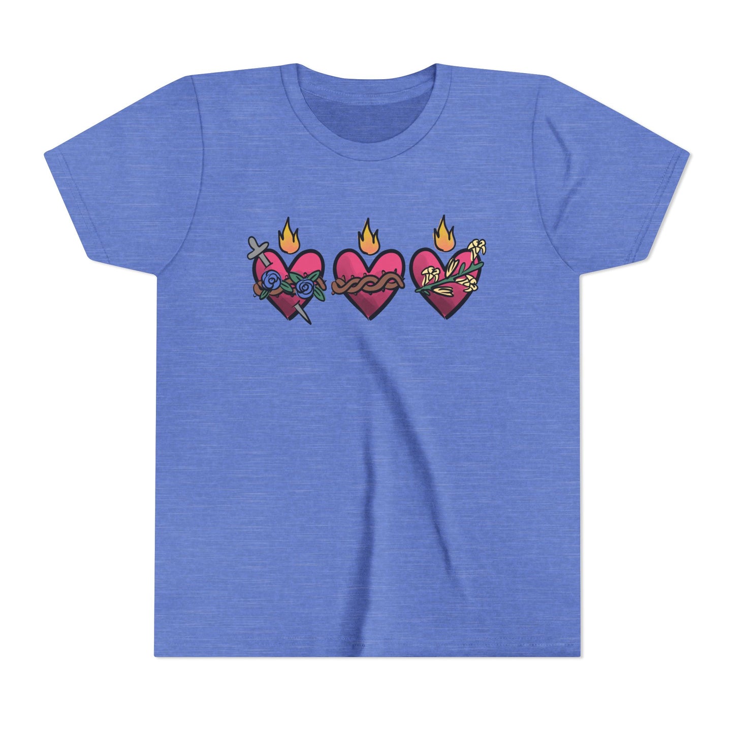 Holy Family Hearts Youth Tee