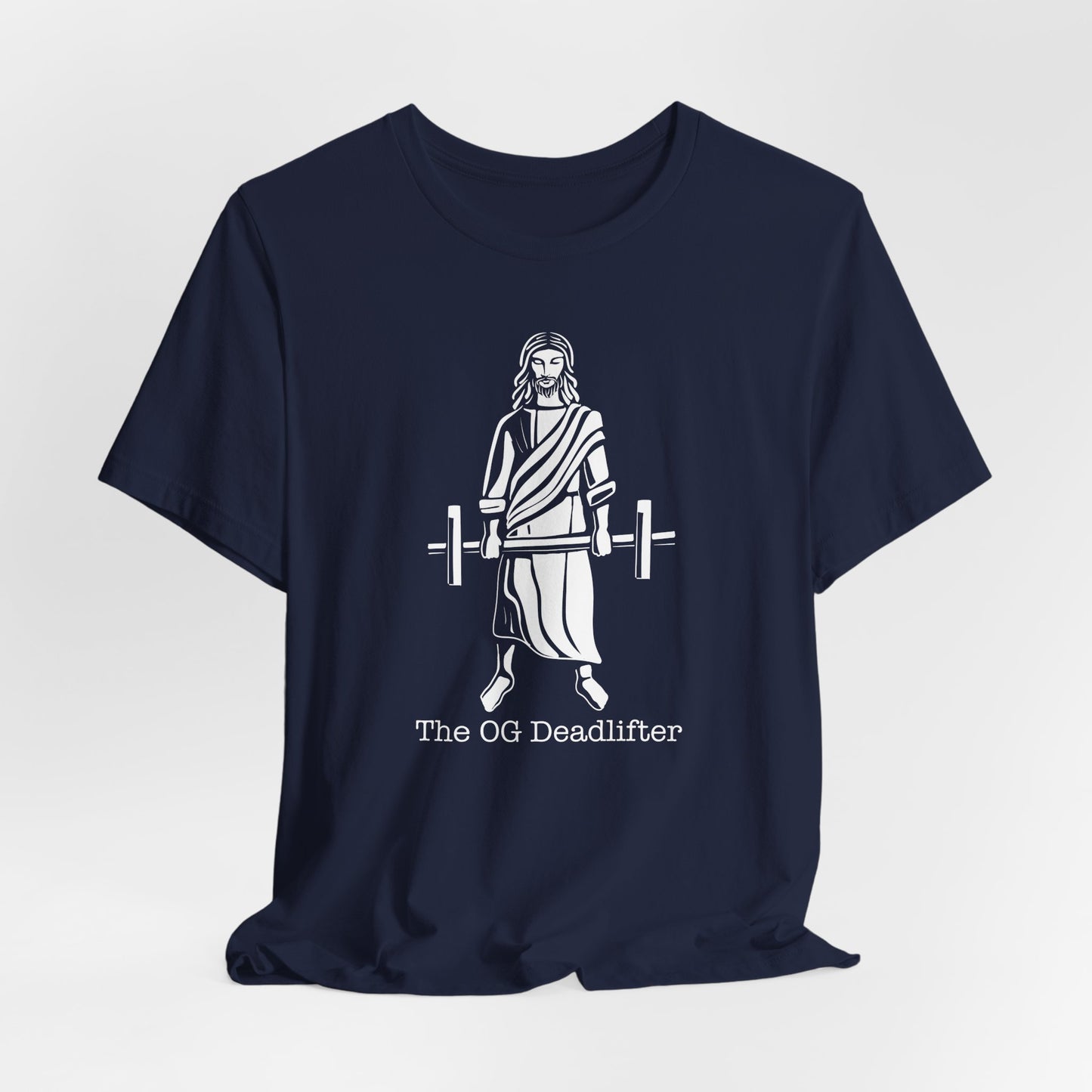 Jesus the Original Deadlifter Short Sleeve Tee